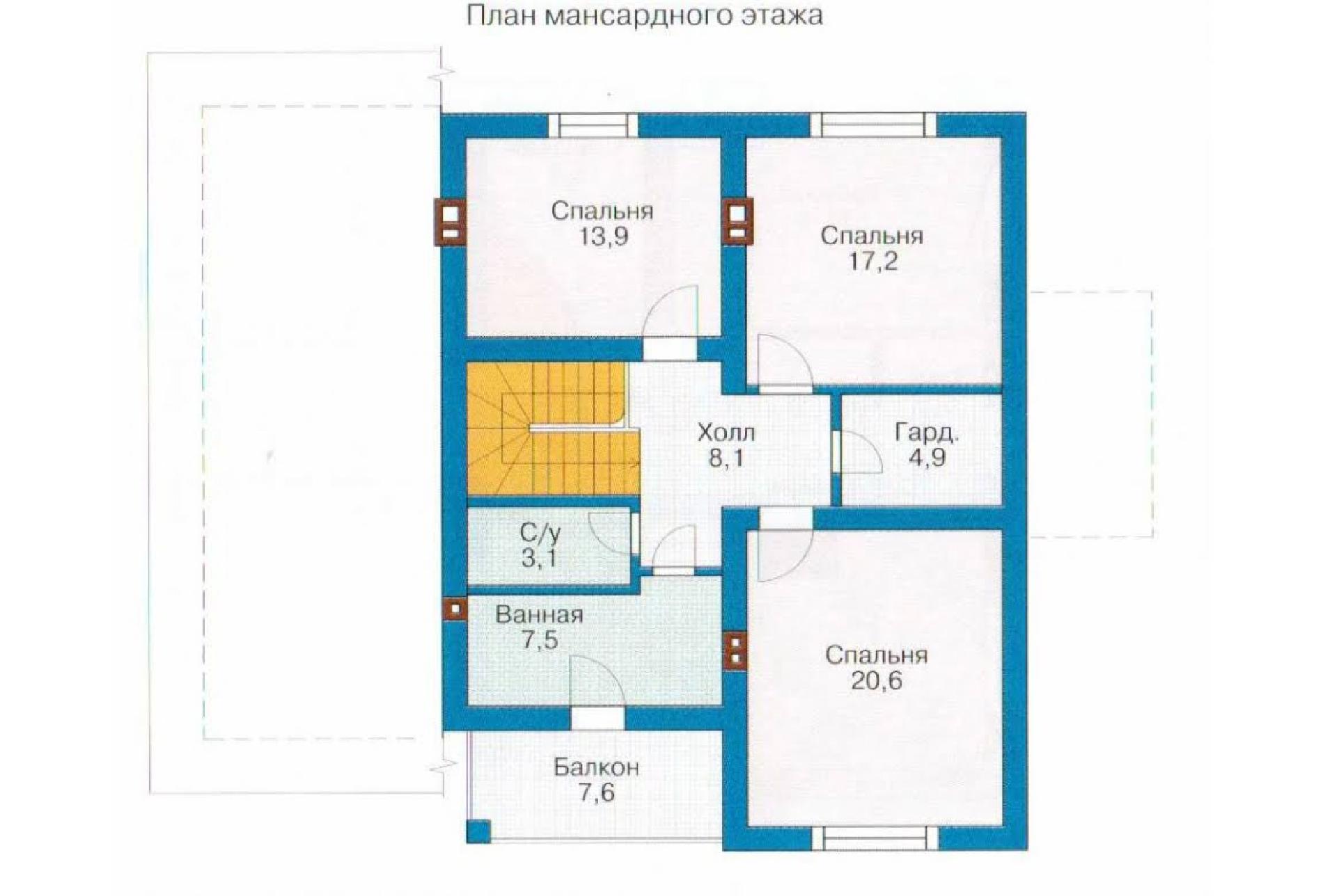 Планировка проекта дома №55-11 55-11_p (2).jpg